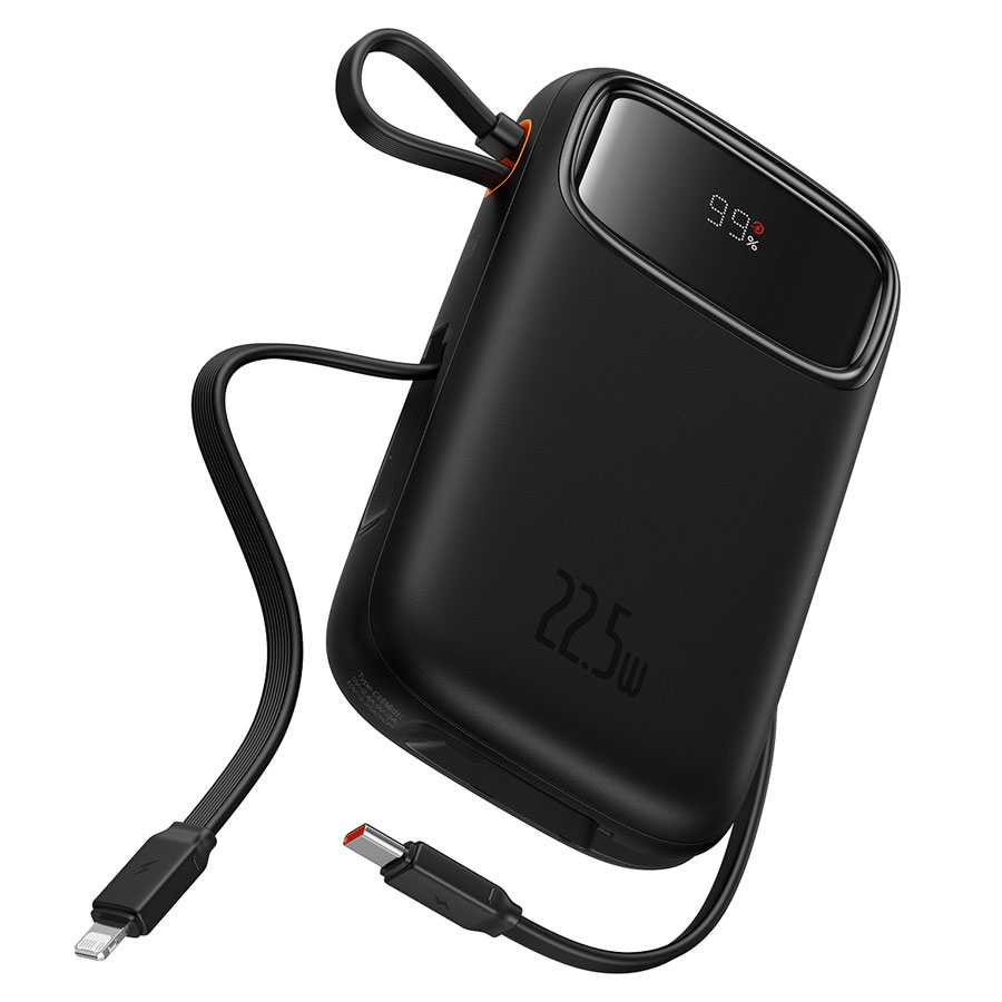 Powerbank Baseus Qpow2  P10055002113, 20000 мАч , 22.5W, пластик, черный