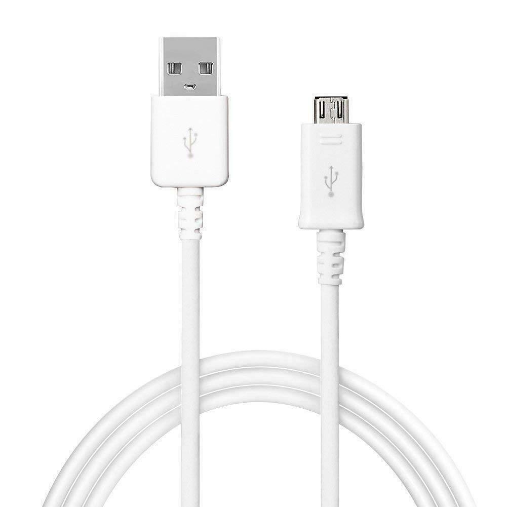 USB-кабель Denmen D01V, micro USB, пластик, 1.0 м, круглый, белый