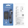 СЗУ 2в1 BOROFONE BA20A, micro USB, 2.1А, 1 USB, 5V, 1.0 м, черный