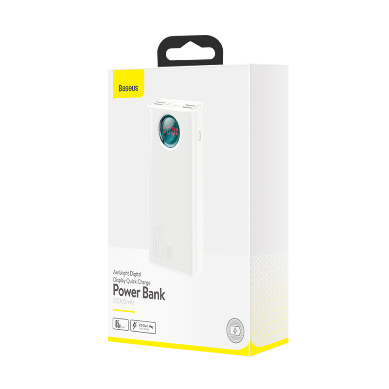 Powerbank Baseus ADAMAN ADM000101, 20000 мАч, 2 USB/1 Micro USB/1 Type-C/1 Apple 8 pin, 3.0A, черный