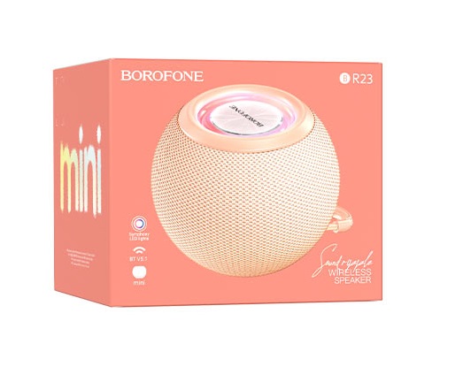 Портативная акустика BOROFONE BR23, розовая