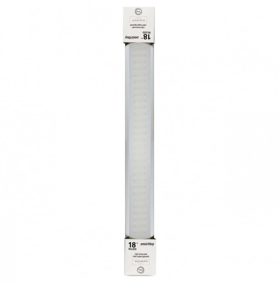 Светодиодный светильник Smartbuy SBL-LU2-18W-40-PR размер 600*75*26