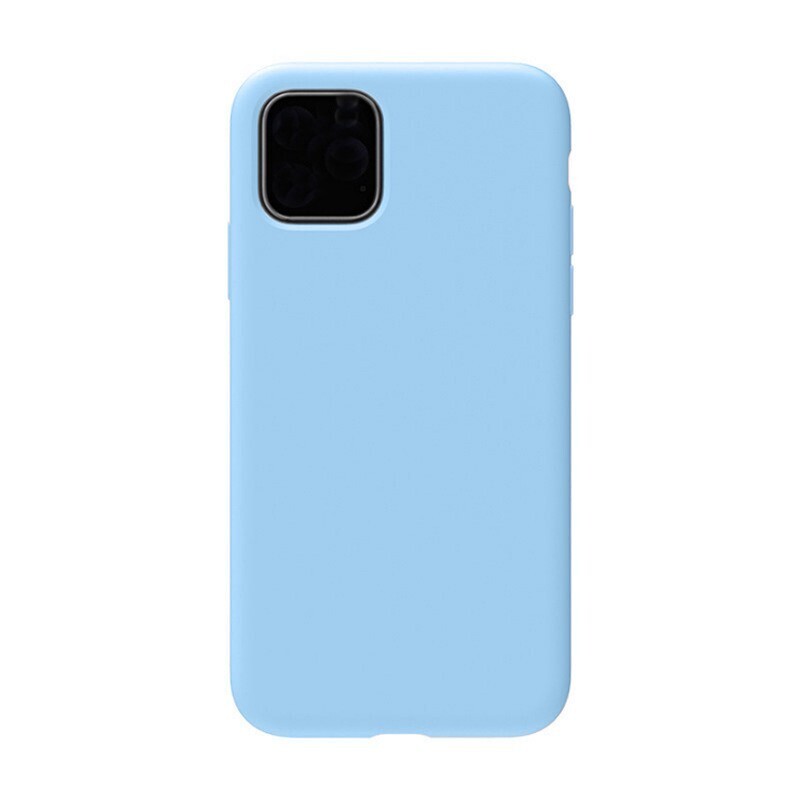 Накладка для Apple iPhone 11 Pro, силикон, гладкая, непрозрачн., светло-голубая