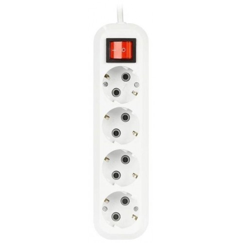 Удлинитель smartbuy SBE-16-4-03-ZS, 16A, 3*1.0мм, 3.0 м, белый