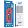 USB-кабель BOROFONE BX52, Type-C, силикон, 1.0 м, круглый, красный