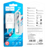 АП сетевой hoco C96A, 2.1А, 1 USB, 5V, пластик, белый
