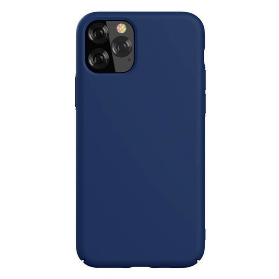 Накладка для Apple iPhone 11 Pro, силикон, гладкая, непрозрачн., синяя