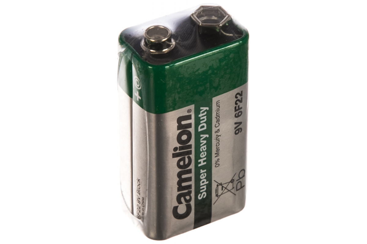 Батарейка Camelion 6F22 (Крона) BL1/12