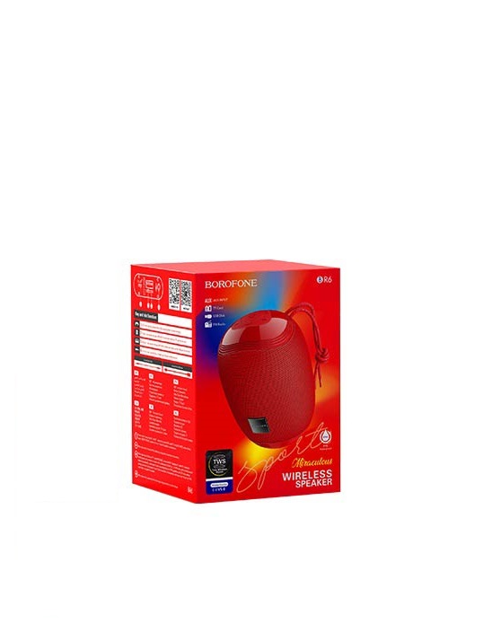 Портативная акустика BOROFONE BR6, красная