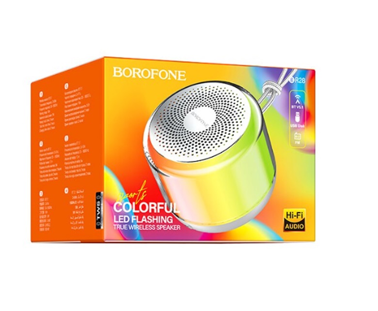 Портативная акустика BOROFONE BR28, серая