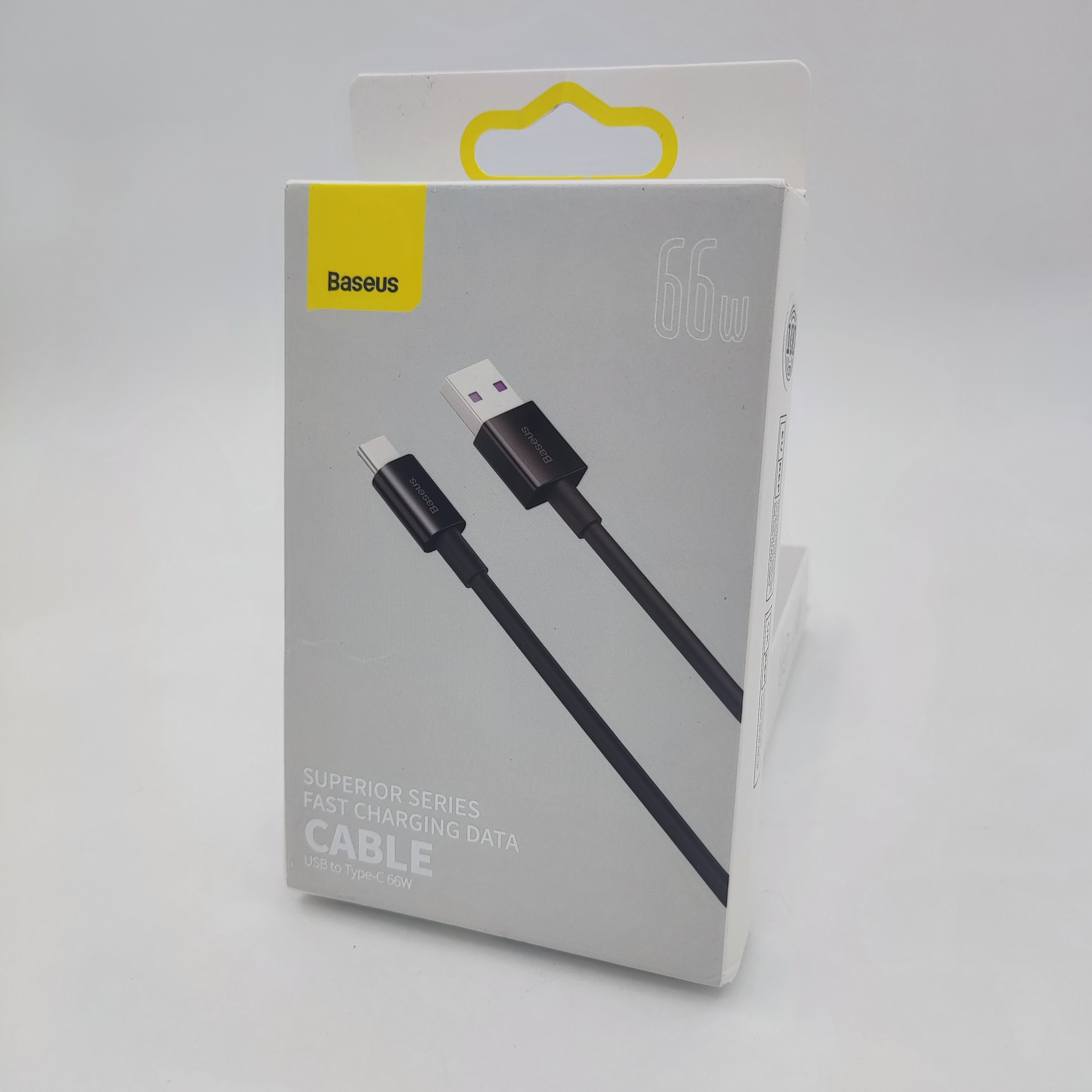 USB-кабель Baseus CATYS-01, Type-C, силикон, 1.0 м, круглый, черный