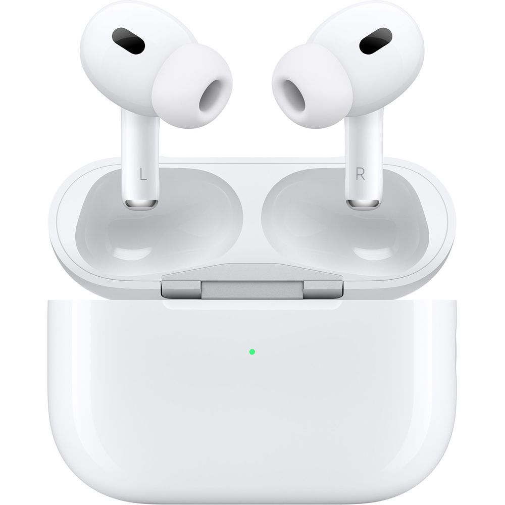 Гарнитура беспроводная Apple AirPods Pro2  A2931 (AAA), Bluetooth, с шумоподавлением, вакуум., белая