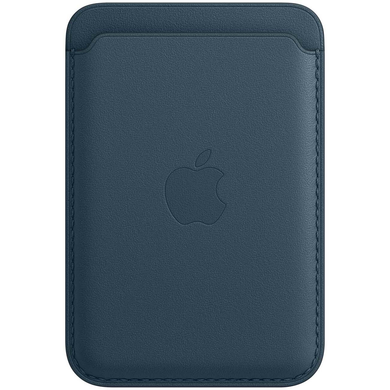 Магнитный чехол-бумажник Magsafe для iPhone 13 с анимацией, темно-синий