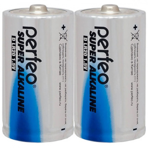 Батарейка Perfeo Super Alkaline LR20 (D) BL2
