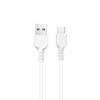 USB-кабель hoco X20, Type-C, пластик, 1.0 м, круглый, белый