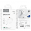 АП сетевой hoco C112A, 3.0А, 1 Type-C, PD 30W, пластик, белый