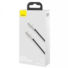 USB-кабель Baseus CATJK-C01, Type-C - Type-C, 100W, ткань, 1.0 м, круглый, черный