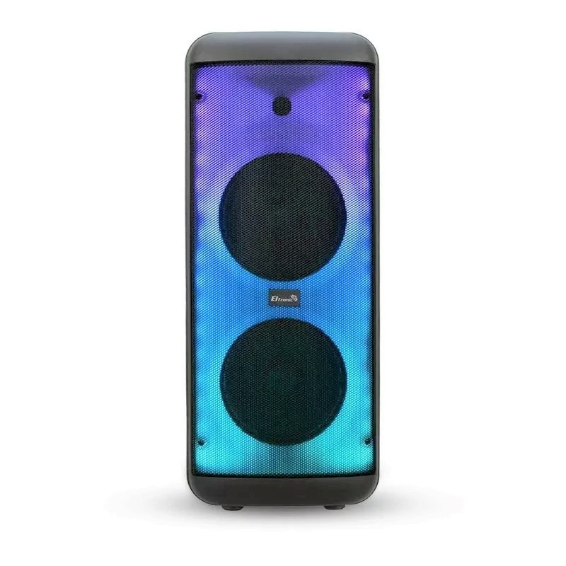 Портативная колонка Eltronic 08"20-55 Wave 500, подсветка, TWS, с микрофоном, черная