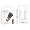 АЗУ 2в1 BOROFONE BZ24, Apple 8 pin/Type-C, 3.0А, 1Type-C, 20W, 1.0 м, черный
