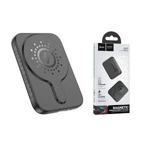 Powerbank Magsafe hoco J117,  5000 мАч, 3.0A, 1 Type-C, PD20W, пластик, черный