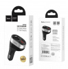АП авто hoco Z29, 2.4А, 2 USB, 5V, 1 доп. прикуриватель, пластик, черный