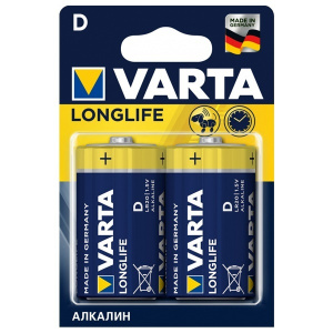 Батарейка VARTA Longlife LR20 (D) BL2
